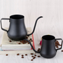 Black Stainless Steel Coffee Drip Pot for V60 Pour Over 300 550 ml