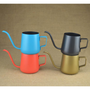 Stylish steel Long Mouth Coffee Pot for Pour Over Coffee