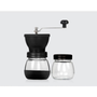 Manual Ceramic Coffee Bean Grinder with Fortified Glass Storage Jar