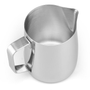 Silver Stainless Steel Milk frothing Pitcher for Espresso Coffee and Latte Milk Jug