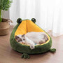 Comfortable Frog Cushion Pet Bed