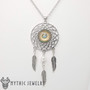 Yin and Yang Dream Catcher Pendant