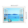 3D fake window landscape Wall Stickers