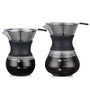 Black Chemex Coffee Maker with Stainless Steel Filter, Pour Over Coffee Type