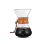 Chemex Coffee Maker, Pour Over Coffee Maker with stainless steel filter pot, High-Temperature Resistant Glass