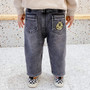 Boys Elastic Band Smile Printed Pants Wholesale Boys Jeans
