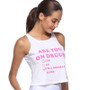 Women Letter Yoga Top Sexy Sports Shirt Quick Dry Workout T Shirts Fitness Vest Tank Top Yoga Shirts Running Women Gym Tops