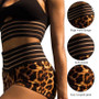 Women Sexy Leopard Print Push Up Yoga Shorts For Female High Waist Sports Clothing Gym Fitness Workout Leggings Tights