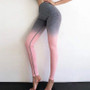 Women Sports Gym Yoga Pants Compression Tights OMBRE Seamless Pants Stretchy High Waist Run Fitness Leggings Hip Push Up