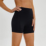 Slim Fit High Waist Yoga Sport Shorts Women Plain Soft Nylon Fitness Running Shorts Tummy Control Workout Gym Shorts