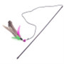 Cat Interactive Toy Stick, Feather, Wand, With Small Bell Mouse Cage