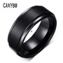 Mens Rings 8 MM Wedding Band Pure Carbide Tungsten