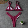 Women Swimwear Push Up Bikini Set Patchwork