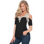 Off Shoulder Lace Top Short Sleeve