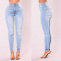 Lady Denim Skinny Pants High Waist Stretch Jeans Slim Women Casual Jeans
