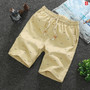 Loose Knit Straight Casual Loose Cropped Trousers Sports Shorts
