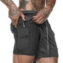 Running Shorts Men 2 in 1 Sports Jogging Fitness Shorts