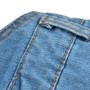 Men's Denim Bib Pants Washed Full Length , Jumpsuits Hip Hop Straight Jean