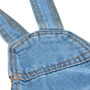 Men's Denim Bib Pants Washed Full Length , Jumpsuits Hip Hop Straight Jean