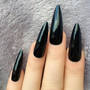 Ombre French Coffin Nails