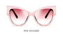 TSHING RAY Tom Fashion Brand Designer Cat Eye Women Sunglasses Female Gradient Points Sun Glasses Big Oculos feminino de sol TF
