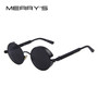 MERRY'S Vintage Women Steampunk Sunglasses Brand Design Round Sunglasses Oculos de sol UV400