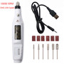 1set Power Professional Electric Manicure Machine Pen Pedicure Nail File Nail Tools 6 Bits Drill Nail Drill Machine Equipment