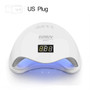 SUNUV SUN5 48W Dual UV LED Nail Lamp Nail Dryer Gel Polish Curing Light with Bottom 30s/60s Timer LCD display