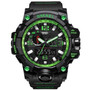 Grunt Style Military Watch - 50m Waterproof Wristwatch LED Quartz Clock Sport Watch