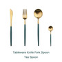 Dinnerware set cutlery silverware western dinner set fork spoon knife set tableware chopsticks gold cutlery set stainless steel