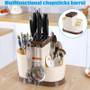 1 Pcs Storage Draining Rack Holder Organizer Drainer Drying For Spoon Chopsticks Fork H99F