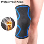 2pc Nylon Elastic Sports Knee Pads Breathable Support Knee Brace Running Fitness
