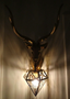 Deer Head Wall Light