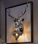 Deer Head Wall Light