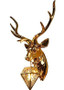 Deer Head Wall Light