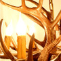 Rustic Antler Design Candle Chandelier