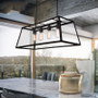 Industrial Trapezoid Prism Frame Lampshade