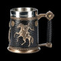Knight Tankard Resin Beer Mug