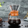 Wholesale High-Temperature Resistant Glass Coffee Maker Coffee Pot Espresso
