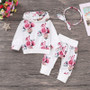 Floral newborn baby girl clothes