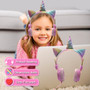 Cute Unicorn Wired Headphone With Microphone