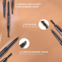 New Eyeliner Eyebrow Pen Pencil with Brush