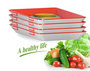 Clever Plastic Tray Food Preservation Healthy Fresh  Storage Container