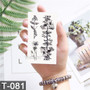 New Waterproof Temporary Tattoo sticker rose pattern tattoo Water Transfer tattoo flash tattoo