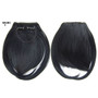 Short Front Neat bangs Clip in bang fringe Hair extensions straight Synthetic Real Natural hairpiece