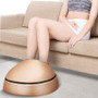 Electric foot massager and heating with fashion leather cover