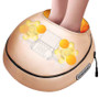 Electric foot massager and heating with fashion leather cover