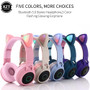 LED Cat Ear Noise Cancelling Headphones