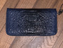 Croc leather wallet