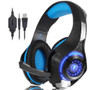 Beexcellent Stereo Gaming Headset for PS4, Xbox One, PC Surround Sound Headphones + Mic LED Lighting